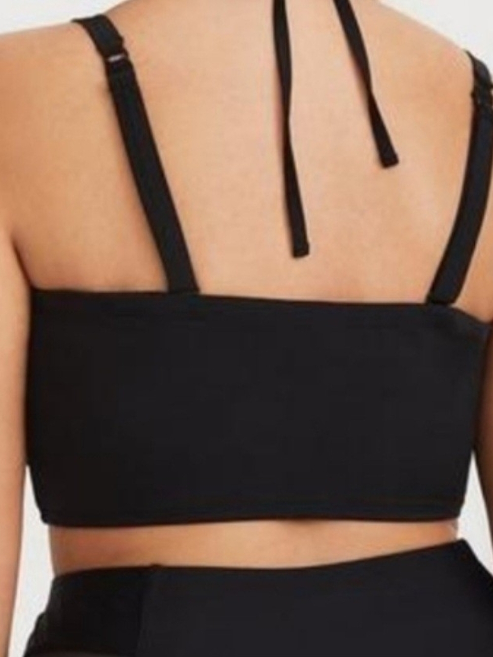 torrid Black Mesh High-Neck Swim Top - Picture 2 of 5